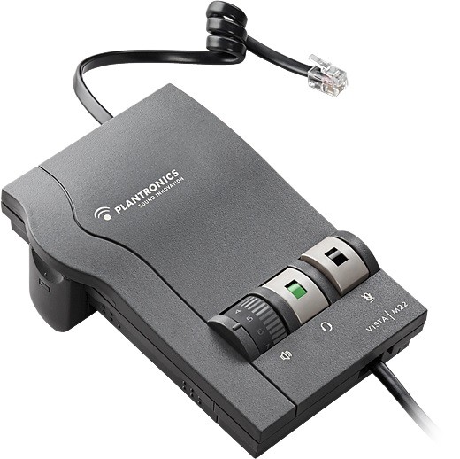 Plantronics Vista M22 Analoger Audioprozessor mit Wideband-Audio